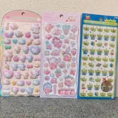 【正規品】ボンボンドロップシール コットンパフィー プチドロップ 3点セット