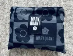MARY QUANT エコバッグ ブラック/グレー