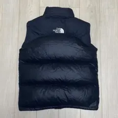 艶ありモデル M 美品 センターロゴ ノースフェイス ヌプシダウンベスト 黒