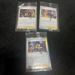ポケモンカード　ルリナ・キバナ・ダンテ　プロモ　未開封