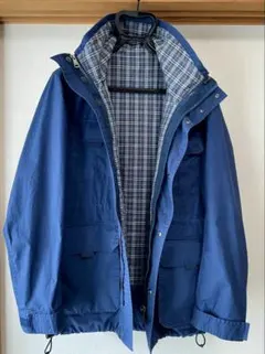 BURBERRY BLACK LABEL　マウンテンパーカー　ネイビー