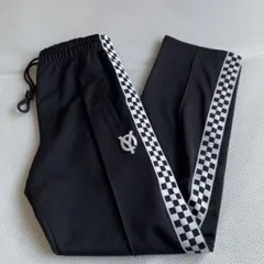 OY トラックパンツ　黒✖️白　ナロー　Lサイズ