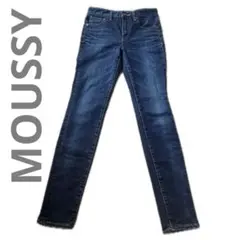 マウジー　MOUSSY WF Rebirth embroidery スキニー
