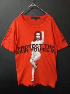 【希少】マークジェイコブス ディタ・フォン・ティース チャリティTシャツ 赤 Sのサムネイル