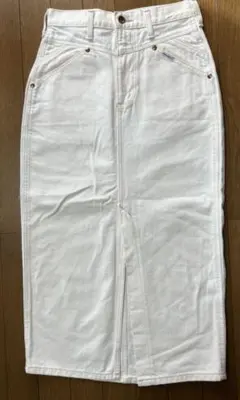 wrangler ホワイトデニムスカート　 Mサイズ