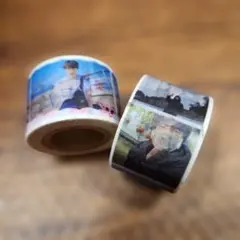 BTS jinマスキングテープ 2個セット 既使用 No.138