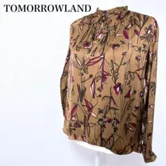 TOMORROWLAND サンフラワープリント ネックタックブラウス 36 - メルカリ