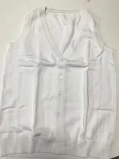 スクールベスト　ホワイト　白色　制服　男性サイズ K505-00006