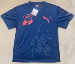 【新品未使用　PUMA プーマ 半袖Tシャツ ネイビー M】