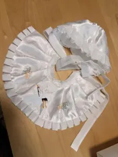 未使用品:お宮参りスタイ＆帽子