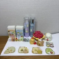 すみっコぐらし　マスコット　立体シール　キラキラシール　消しゴム