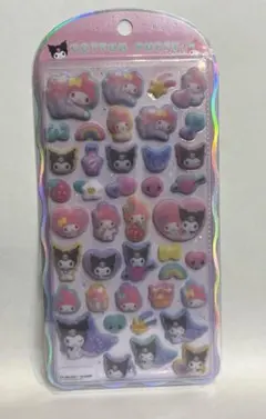 【正規品】サンリオ コットンパフィシール マイメロ　クロミ