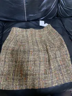 Lサイズ 多色ツイードタイトスカート