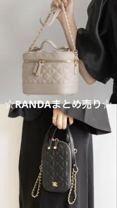 RANDA キルティングバニティバッグ キルティングマルチショルダーバッグのサムネイル