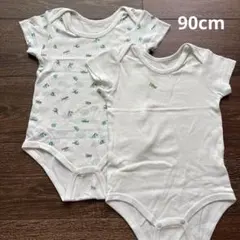 肌着 インナー ロンパース 半袖 90cm
