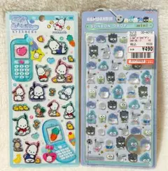 【国内正規品】ポチャッコ はぴだんぶい シール 2点セット