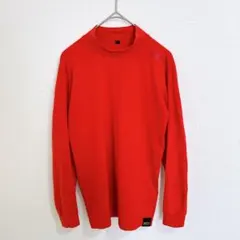 ZETT ゼット 野球 ジュニア アンダーシャツ ハイネック長袖 レッド 140