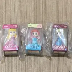 Qposket ミニチュアコレクション3 オーロラ姫　アリエル　エルサ