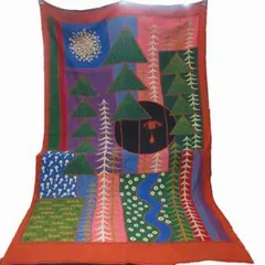 美品 約303×192cm アフリカ ヴィンテージタペストリーアンティークリネン 美品 約303×192cm アフリカ ヴィンテージタペストリーアンティーク
