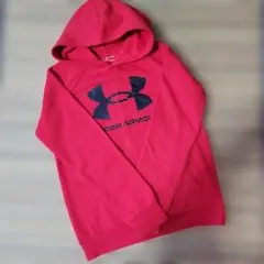 UNDER ARMOUR レッド パーカー YXL