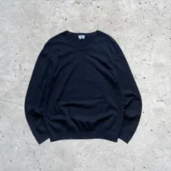 【90s】OLD NAVYオールドネイビー　プルオーバーブラック無地ニット