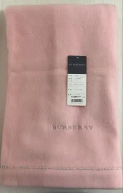 BURBERRYバーバリー ハーフケット ウール100% ピンク - メルカリ