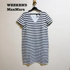 MaxMara WEEKEND LINE ストライプ ノースリーブシャツ J40 - メルカリ