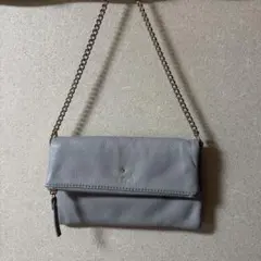 kate spade（ケイト・スペード）グレー ショルダーバッグ