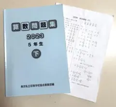 【希少】算数問題集 2025 6年生 下 東京私立初等学校協会算数部編 希少】算数問題集 2025 6年生 上 東京私立初等学校協会算数部編 - メルカリ