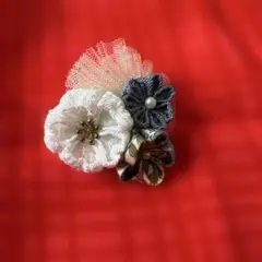 フラワーデザイン ヘアクリップ