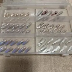 ネイルチップセット 多彩なデザイン 収納ケース付き