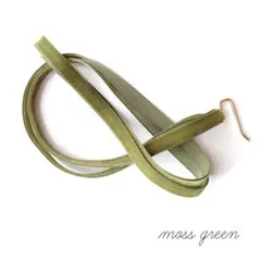 momi様 モスグリーン1m ベロアリボン ポニーフック