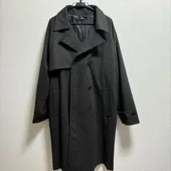 MONO-MART チェック柄 ダブルブレストコート L /モノマートのサムネイル