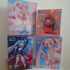 初音ミク　フィギュア4点セット