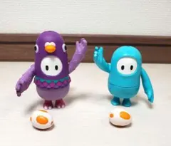 フォールガイズ フィギュアコレクション ガチャ ハト オリジナルブルー たまご