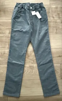 ▲新品未使用 西松屋 キッズ コーデュロイ パンツ くすみブルー 150