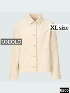 M*️様 0500 UNIQLO コーデュロイ ジャケット オフホワイト