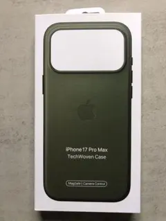 iPhone 17ProMax テックウーブンケース 未使用新品 グリーン