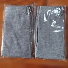 足袋ソックス 2足セット グレー 滑り止め付