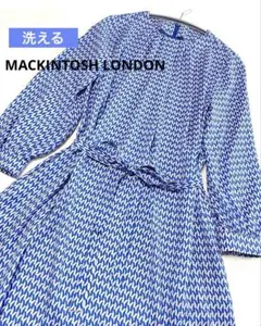 新品・75,900円☆マッキントッシュロンドン/プリントワンピース・38のサムネイル