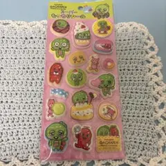 平成レトロGachapin Mukku スイーツステッカー当時物