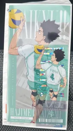 一番くじ ハイキュー　I賞　チケットケース&クリアカードセット　岩泉 一