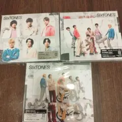 SixTONES/初回盤シングル(CD+DVD)3枚セット