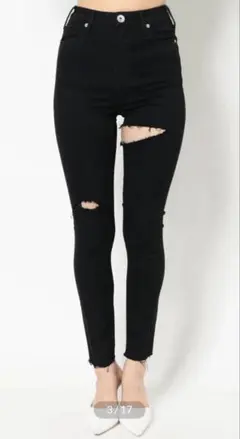 GYDAダメージスキニー