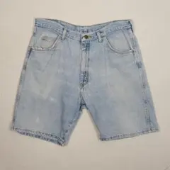 【Wrangler】デニム ショートパンツ ハーフパンツ ライトブルー 古着のサムネイル