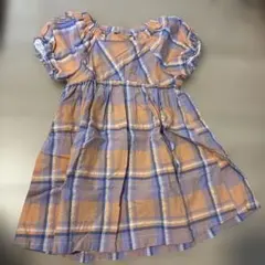 apres les cours チェック柄ワンピース 90cmのサムネイル