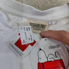 ◆新品◆スヌーピー　ホワイト　ロンT　メンズLL