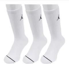 ジャンプマン　ジョーダン　ナイキ　ソックス　ホワイト　3足セット　21-23cm