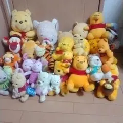 ディズニー　くまのプーさん ぬいぐるみまとめ売り　26点