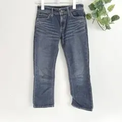 Cセブンティーン　ダークブルー デニムパンツ　 刻印ボタン